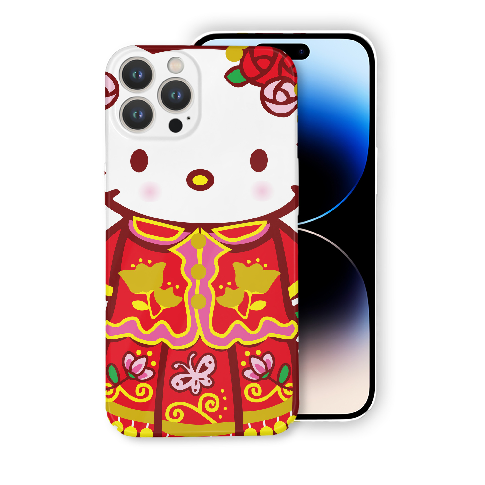 （画像用） Hello Kitty ハローキティ 【iPhone 14シリーズ対応】ハードケース